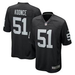 Nike Malcolm Koonce Las Vegas Raiders Game Jersey Black