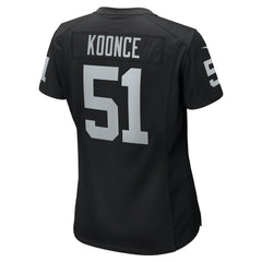Nike Malcolm Koonce Las Vegas Raiders Women's Game Jersey Black