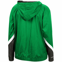 Milwaukee Bucks Women's Half-Zip Windbreaker 2.0 Hoodie Green | Mitchell & Ness online