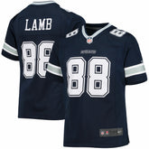 Nike CeeDee Lamb Dallas Cowboys Girls Youth Game Jersey Navy