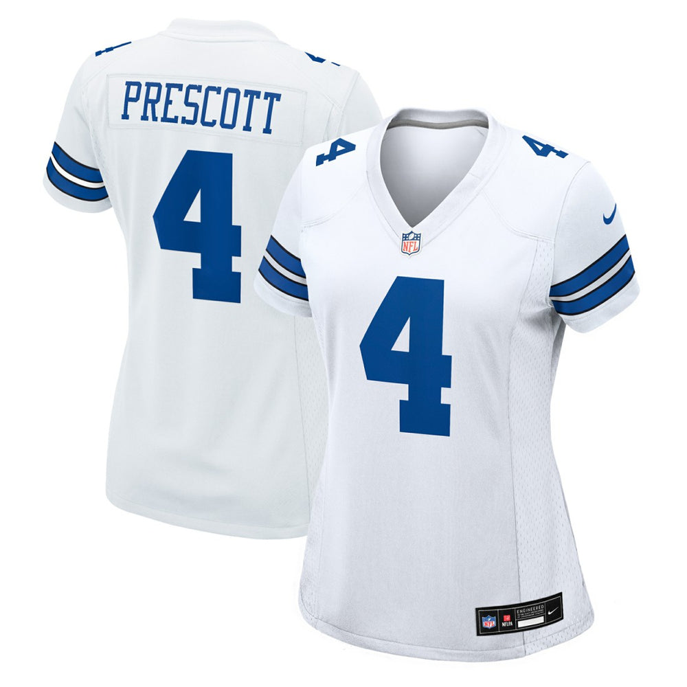 Nike Dak Prescott Dallas Cowboys Women's Team Game Jersey White