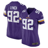 Nike James Lynch Minnesota Vikings Women's Game Player Jersey Purple