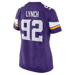 Nike James Lynch Minnesota Vikings Women's Game Player Jersey Purple