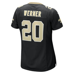 Nike Pete Werner New Orleans Saints Women's Game Jersey Black