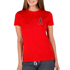 Los Angeles Angels Concepts Sport Women's Marathon Knit Top - Red - MLB Discount