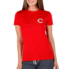 Cincinnati Reds Concepts Sport Women's Marathon Knit Top - Red - MLB Sale