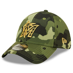 Miami Marlins New Era 2022 Armed Forces Day 39THIRTY Flex Hat - Camo - New Era Sale