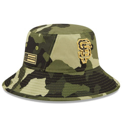 San Francisco Giants New Era 2022 Armed Forces Day Bucket Hat - Camo - New Era on Sale