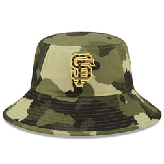 San Francisco Giants New Era 2022 Armed Forces Day Bucket Hat - Camo - New Era on Sale