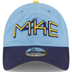 Milwaukee Brewers New Era 2022 City Connect 9TWENTY Adjustable Hat - Powder Blue - New Era Lifestyle