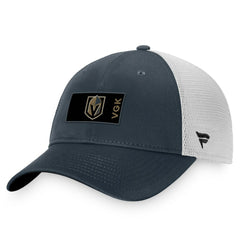 Vegas Golden Knights Fanatics Authentic Pro Rink Trucker Snapback Hat - Charcoal/White - NHL 4464930