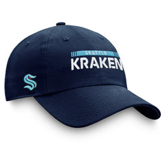 Seattle Kraken Fanatics Authentic Pro Rink Adjustable Hat - Deep Sea Blue - NHL 4464979
