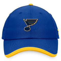 St. Louis Blues Fanatics Authentic Pro Rink Pinnacle Adjustable Hat - Blue - NHL 4465016
