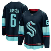 Adam Larsson Seattle Kraken Fanatics Home Breakaway Player Jersey - Deep Sea Blue - NHL 4466246
