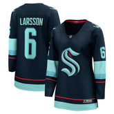 Adam Larsson Seattle Kraken Fanatics Women's Home Breakaway Player Jersey - Deep Sea Blue - NHL 4466255