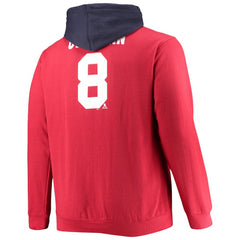 Alexander Ovechkin Washington Capitals Profile Big & Tall Colorblock Full-Zip Hoodie - Red - NHL 4474793