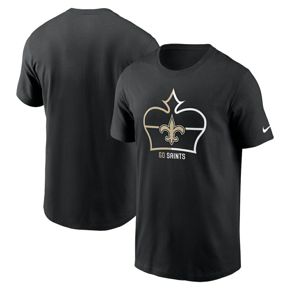Nike New Orleans Saints Essential Local Phrase T-Shirt Black