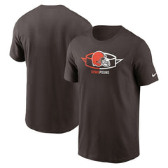 Nike Cleveland Browns Essential Local Phrase T-Shirt Brown