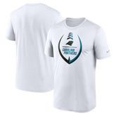 Nike Carolina Panthers Icon Legend Performance T-Shirt White