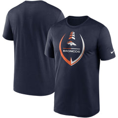 Nike Denver Broncos Icon Legend Performance T-Shirt Navy