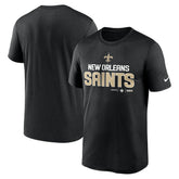 Nike New Orleans Saints Legend Community Performance T-Shirt Black