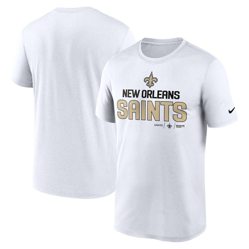 Nike New Orleans Saints Legend Community Performance T-Shirt White