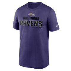Nike Baltimore Ravens Legend Community Performance T-Shirt Purple