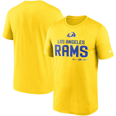 Nike Los Angeles Rams Legend Community Performance T-Shirt Gold