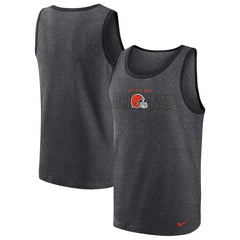Nike Cleveland Browns Tri-Blend Tank Top Heathered Charcoal