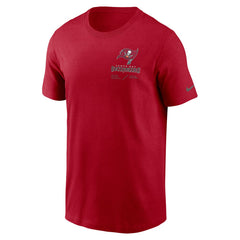 Nike Tampa Bay Buccaneers Sideline Infograph Lockup Performance T-Shirt Red