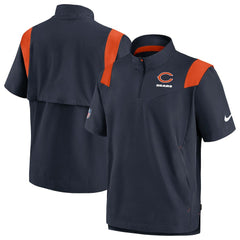 Nike Chicago Bears Sideline Coaches Chevron Lockup Pullover Top Navy