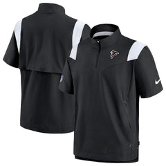 Nike Atlanta Falcons Sideline Coaches Chevron Lockup Pullover Top Black