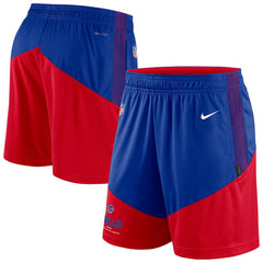 Nike Buffalo Bills Sideline Primary Lockup Performance Shorts Royal/Red