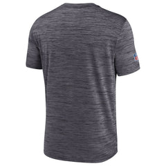 Nike Pittsburgh Steelers Sideline Velocity Athletic Stack Performance T-Shirt Black