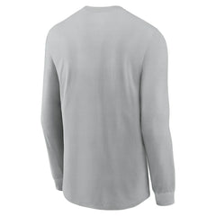 Nike Arizona Cardinals Sideline Infograph Lock Up Performance Long Sleeve T-Shirt Gray