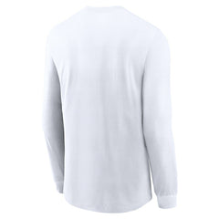 Nike Indianapolis Colts Sideline Infograph Lock Up Performance Long Sleeve T-Shirt White