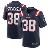 Nike Rhamondre Stevenson New England Patriots Game Jersey Navy