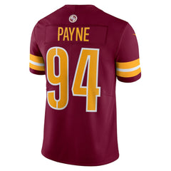 Nike Da'Ron Payne Washington Commanders Vapor Limited Jersey Burgundy