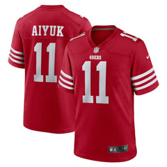 Nike Brandon Aiyuk San Francisco 49ers Game Player Jersey Scarlet