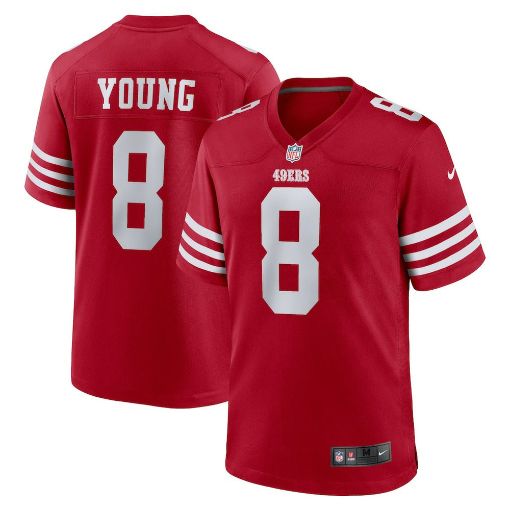 Nike Steve Young San Francisco 49ers Retired Game Player Jersey Scarlet