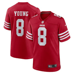 Nike Steve Young San Francisco 49ers Retired Game Player Jersey Scarlet
