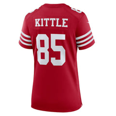 Nike George Kittle San Francisco 49ers Women's Team Game Player Jersey Scarlet