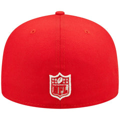 Kansas City Chiefs New Era Super Bowl IV Pop Sweat 59FIFTY Fitted Hat Red