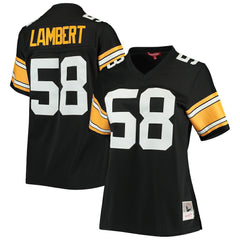 Mitchell & Ness Jack Lambert Pittsburgh Steelers Women's Legacy Replica Player Jersey Black