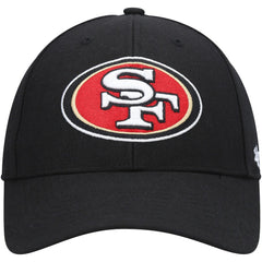 47 brand San Francisco 49ers '47 Logo MVP Adjustable Hat Black