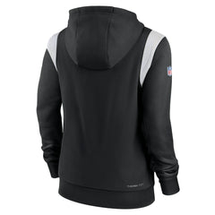 Nike New Orleans Saints Women's Sideline Stack Performance Pullover Hoodie Black