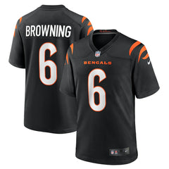 Nike Jake Browning Cincinnati Bengals Game Jersey Black