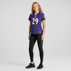 Nike Ar'Darius Washington Baltimore Ravens Women's Player Game Jersey Purple