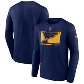 St. Louis Blues Fanatics Authentic Pro Core Collection Secondary Long Sleeve T-Shirt - Navy - NHL 4498555