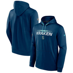 Seattle Kraken Fanatics Authentic Pro Rink Pullover Hoodie - Deep Sea Blue - NHL 4499286